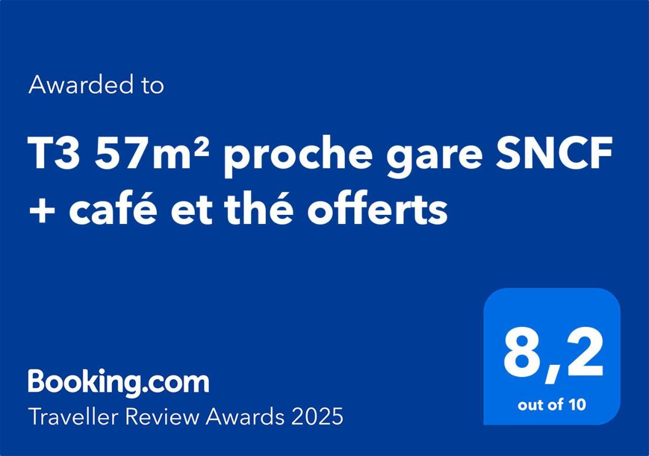 Appartamento T3 57M2 Avec Balcon Proche Gare Sncf, Wifi Et Cafe Et The Offerts Orléans Esterno foto